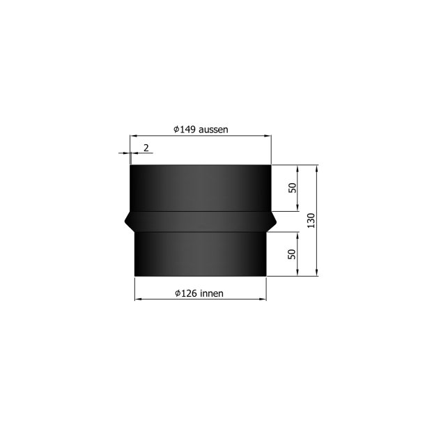 Kobling 126/149 udv. 149/130mm